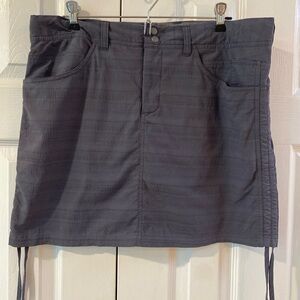 Horny Toad (Toad and Co) Gray Skort/Skirt Size 12